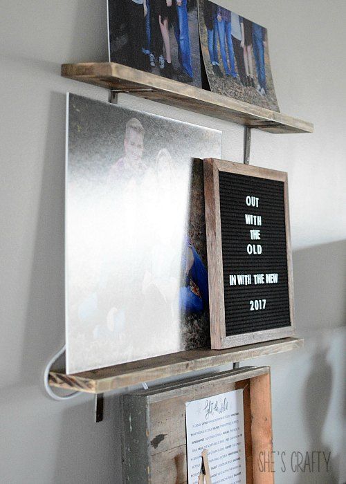 She's Crafty Open Picture Ledge Shelves